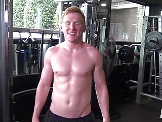 Cum Everywhere! Cute Muscle Ginger Shoots Big Load