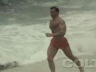 Very hot & athletic gay model poses for the camera naked