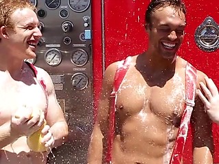 HOT LIKE FIRE - Jizz Orgy - Colby Jansen - Rocco Reed - Landon Conrad - Andrew Stark - Charlie Roberts